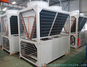 China Air cooled chiller modular type with 108kw capacity-30TR scroll chiller supplier