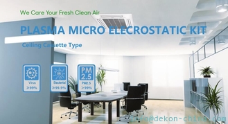 China Ceiling cassette air cleaner with Plasma micro electrostatic technology clean Pm2.5 kill virus  to help fight with COVID supplier