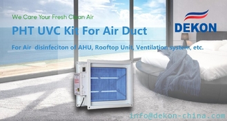 China PHT UVC Kit for AHU, RTU Return air duct, help  to kill virus and baterial in the air, fight with covid-19 supplier