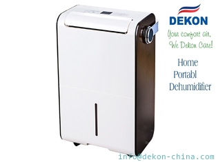 China DKD-M30A 30L home dehumidifier R134a freon new design can dry clothes and shoes with touch control panel with handle supplier