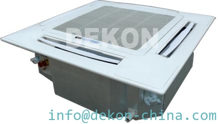 Water Chilled Ceiling Concealed Cassette Fan Coil Units 2 Tubes