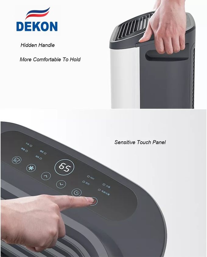 DKD-Z12A 12L new designed home portable dehumidifier and air purifier with optional HEPA and active carbon filter