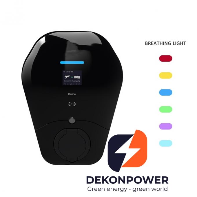 UL certified Smart Home EV Charger Level 2 OCPP 1.6J full function Type1 connector with 5 meters cable 48A output