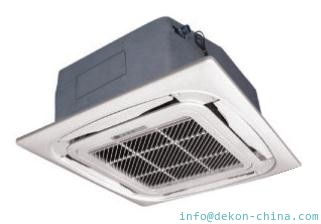 China Water chilled Ceiling concealed 8 way Cassette Fan coil unit 300CFM -(FP-51KM) supplier
