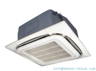 China Water chilled Ceiling concealed 8 way Cassette Fan coil unit 1200CFM -(FP-204KM) supplier
