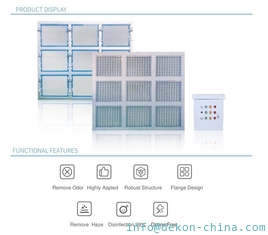 China Plasma micro electrostatic air cleaner for Air handling units, AHU Plasma filter high voltage micro-electrostatic filter supplier