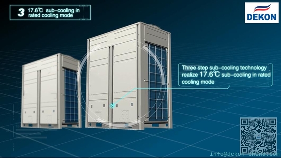 DEKON VRF air conditioner  DC inverter Out door units modular type 50kw T3 conditions with Hitachi comperssor supplier