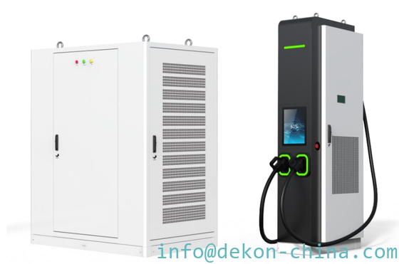 Liquid cooled 500A ultra fast 480kW-Eichrecht distributed DC Charger supplier