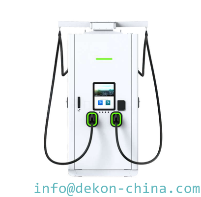 640KW Liquid cooled DC Charger with one slave units double CCS2 gun air cooled max 350A supplier