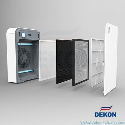 UVC Air Purifier and Air Sterilizer 2 in 1 model DEKON AIR PURILIZER P30A=air purifier and air sterilizer combined unit supplier