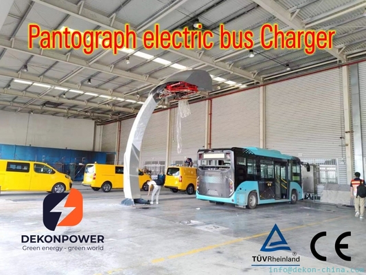 Pantograph fast charger for electric bus 300kw charging capacity