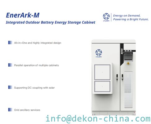 120kwh Integrated Battery Energy Storage Cabinet all in one system EnerArk-Mini 60kw output